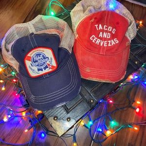 Vintage Style Hats (Set of 2)